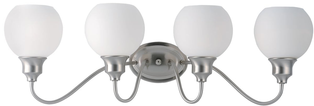 Ballord 4-Light Bath Vanity Satin Nickel