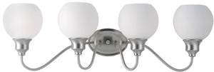 Ballord 4-Light Bath Vanity Satin Nickel