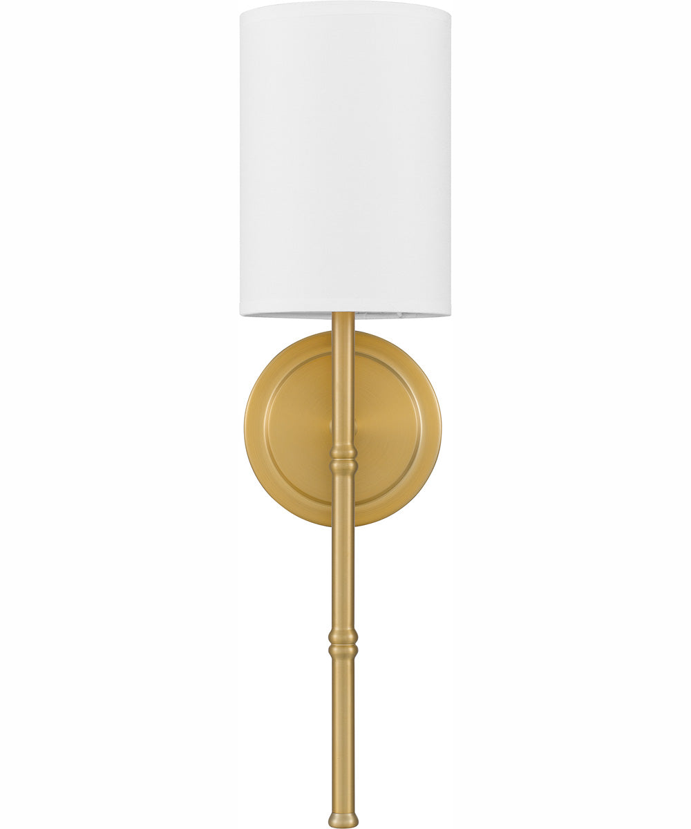Quoizel Wood Small 1-light Wall Sconce Aged Brass