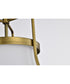 Valdora 1-Light Pendant Natural Brass