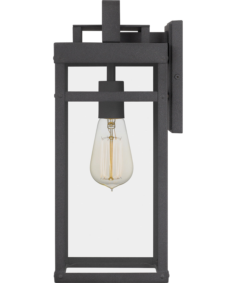 Keaton Medium 1-light Outdoor Wall Light  Coastal Armour Aluminum Mottled Black