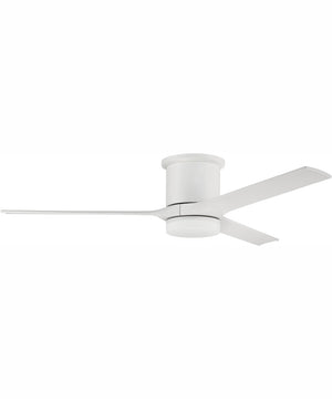 60" Burke 1-Light Ceiling Fan White