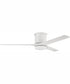 60" Burke 1-Light Ceiling Fan White