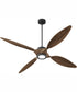 66" Papillon Ceiling Fan Matte Black