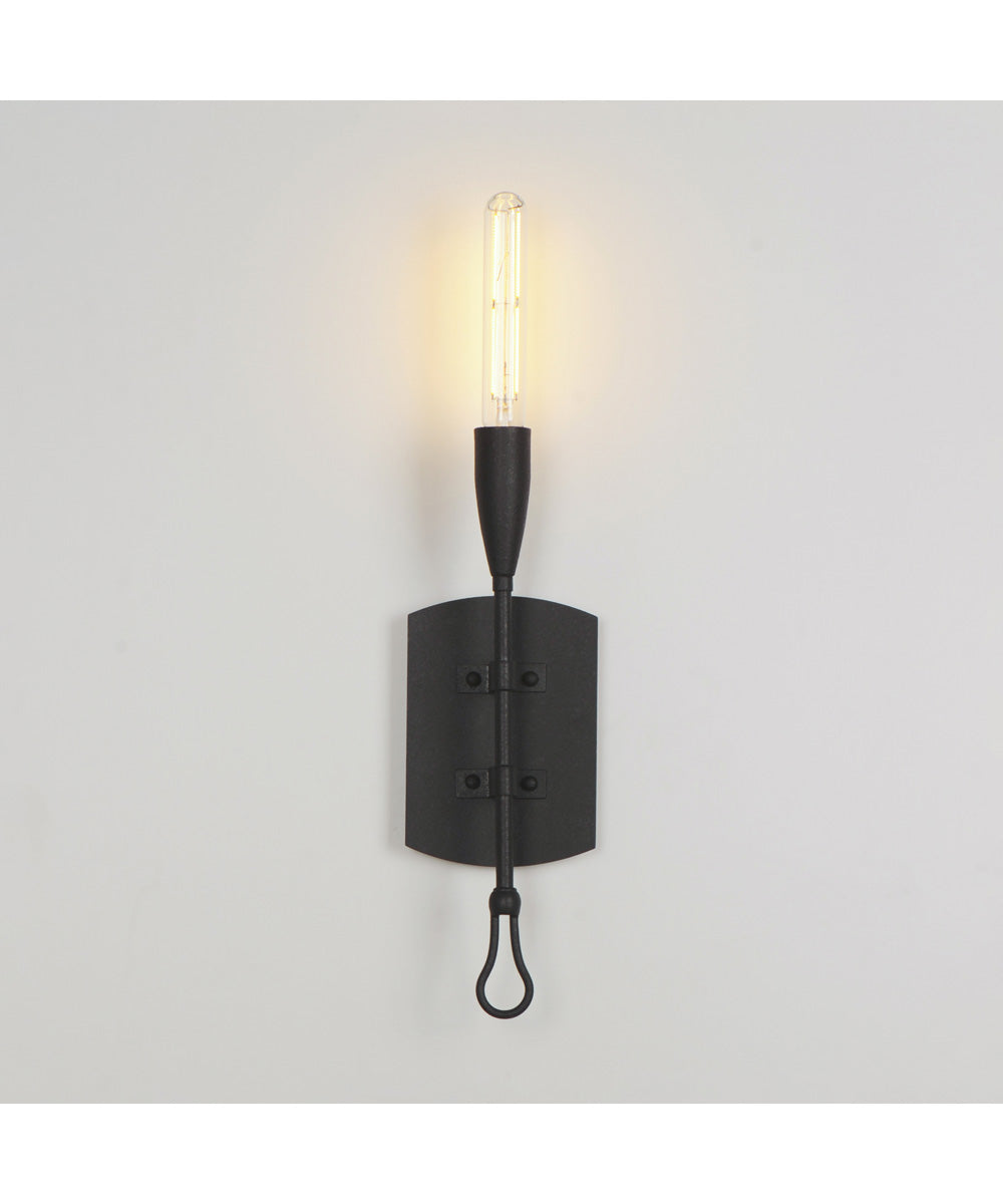 Pioneer 1-Light Sconce Anthracite