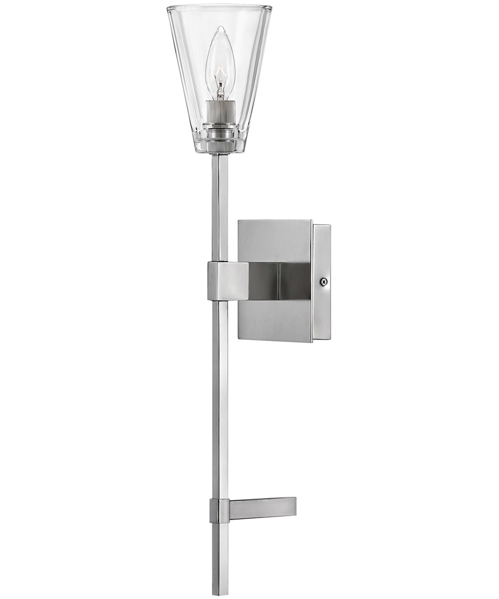 Auden 1-Light Single Light Vanity in Polished Nickel