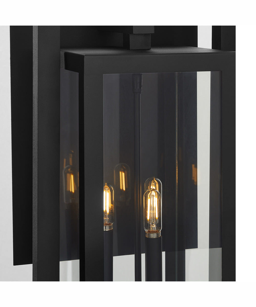 Marco 3-light Wall Mount Light Fixture Textured Black