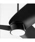 60" Brisa 1-light LED Patio Ceiling Fan Matte Black