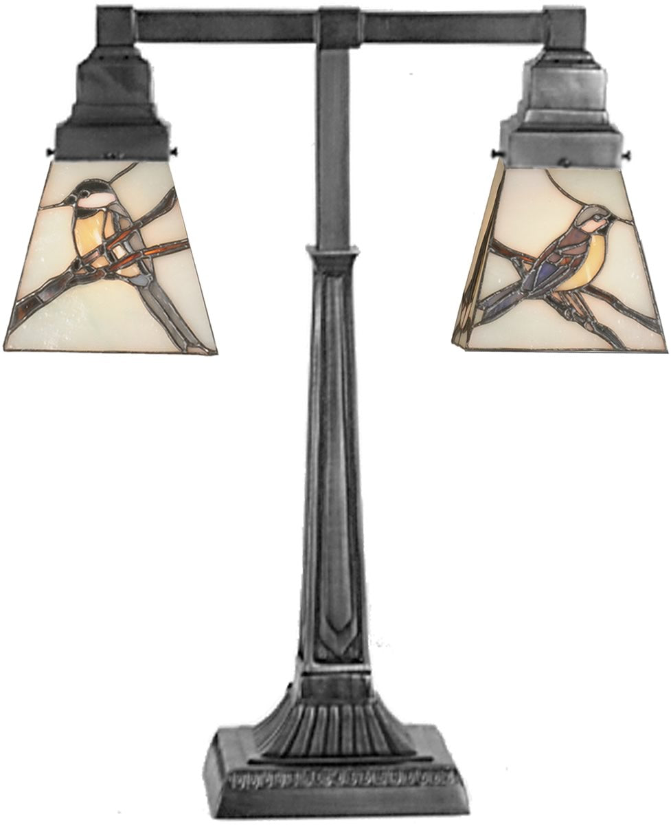 20"H Backyard Friends 2 Light Table Lamp