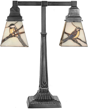 20"H Backyard Friends 2 Light Table Lamp