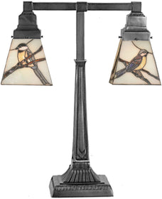 20"H Backyard Friends 2 Light Table Lamp