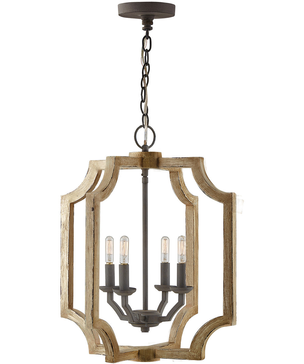 4-Light Foyer In Sea Salt