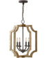 4-Light Foyer In Sea Salt