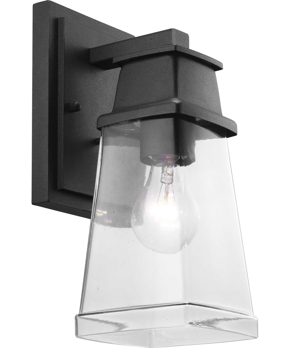 Greene Ridge 1-Light Small Wall Lantern Textured Black