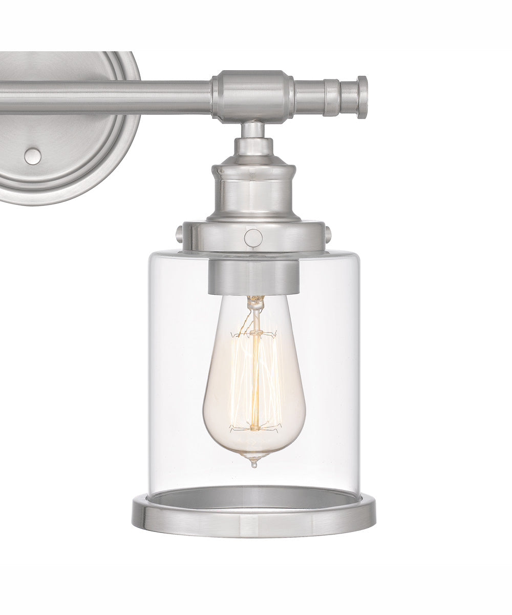 Dixie Medium 2-light Bath Light Brushed Nickel