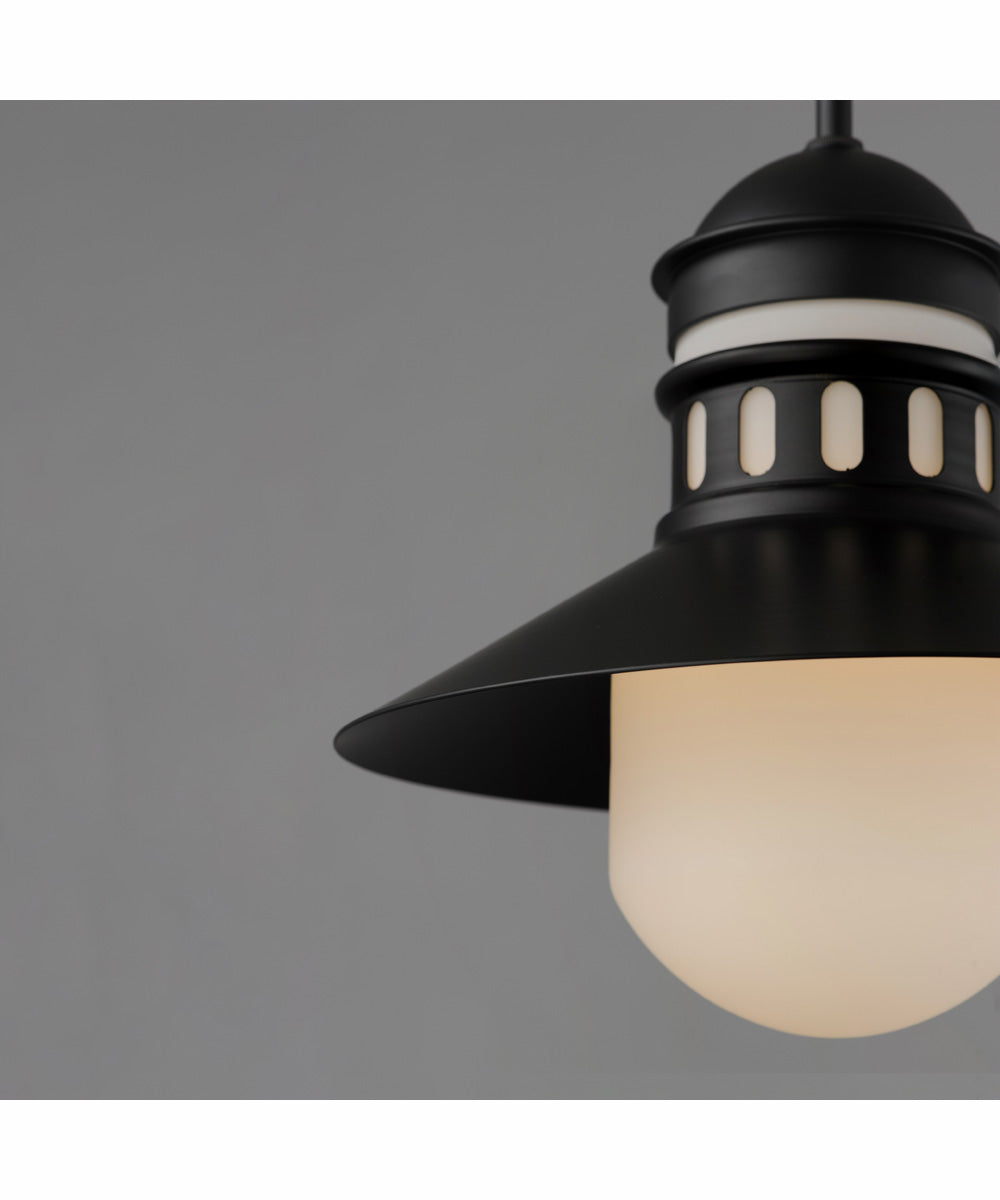 Admiralty 1-Light Outdoor Pendant Black