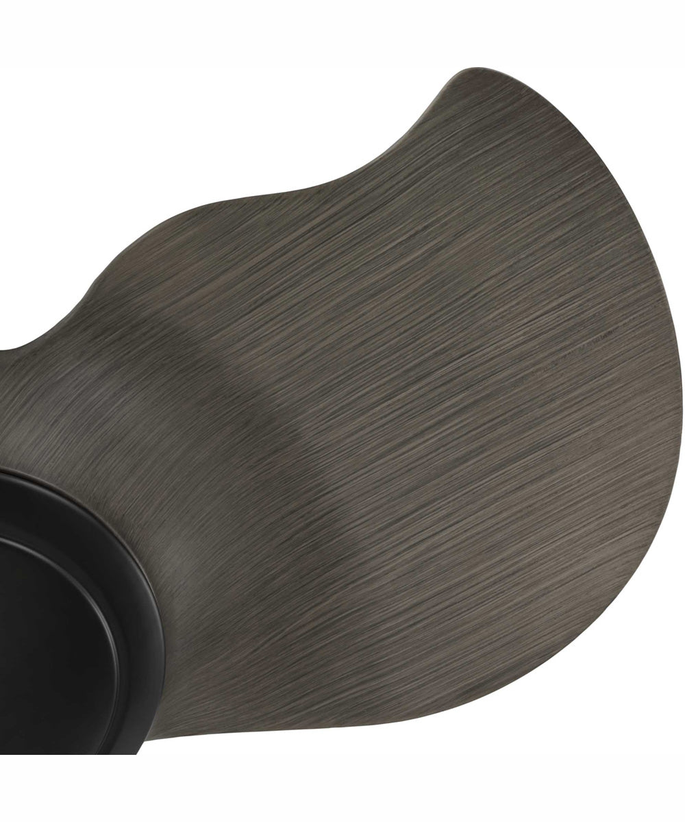 Bastrop 26" Indoor/Outdoor 3-Blade Transitional Ceiling Fan with 3 Speed Remote Control Matte Black