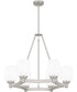 Penning 6-light Chandelier Brushed Nickel