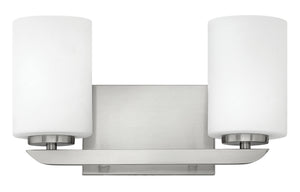 14"W Kyra 2-Light Bath Two Light in Brushed Nickel