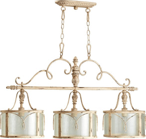 Salento 3-light Kitchen Island Light Persian White