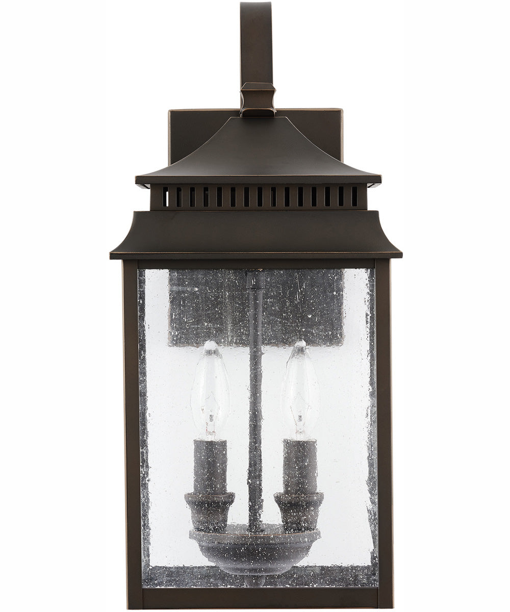 Sutter Creek 2-Light Outdoor Wall-Lantern Rain or Shine - Oiled Bronze
