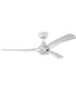 Genesis 1-Light LED Ceiling Fan (Blades Included) White