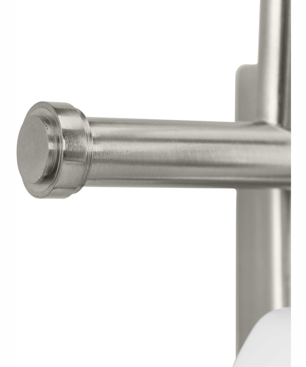 Preston 2-Light Coastal Bath Vanity Light Brushed Nickel