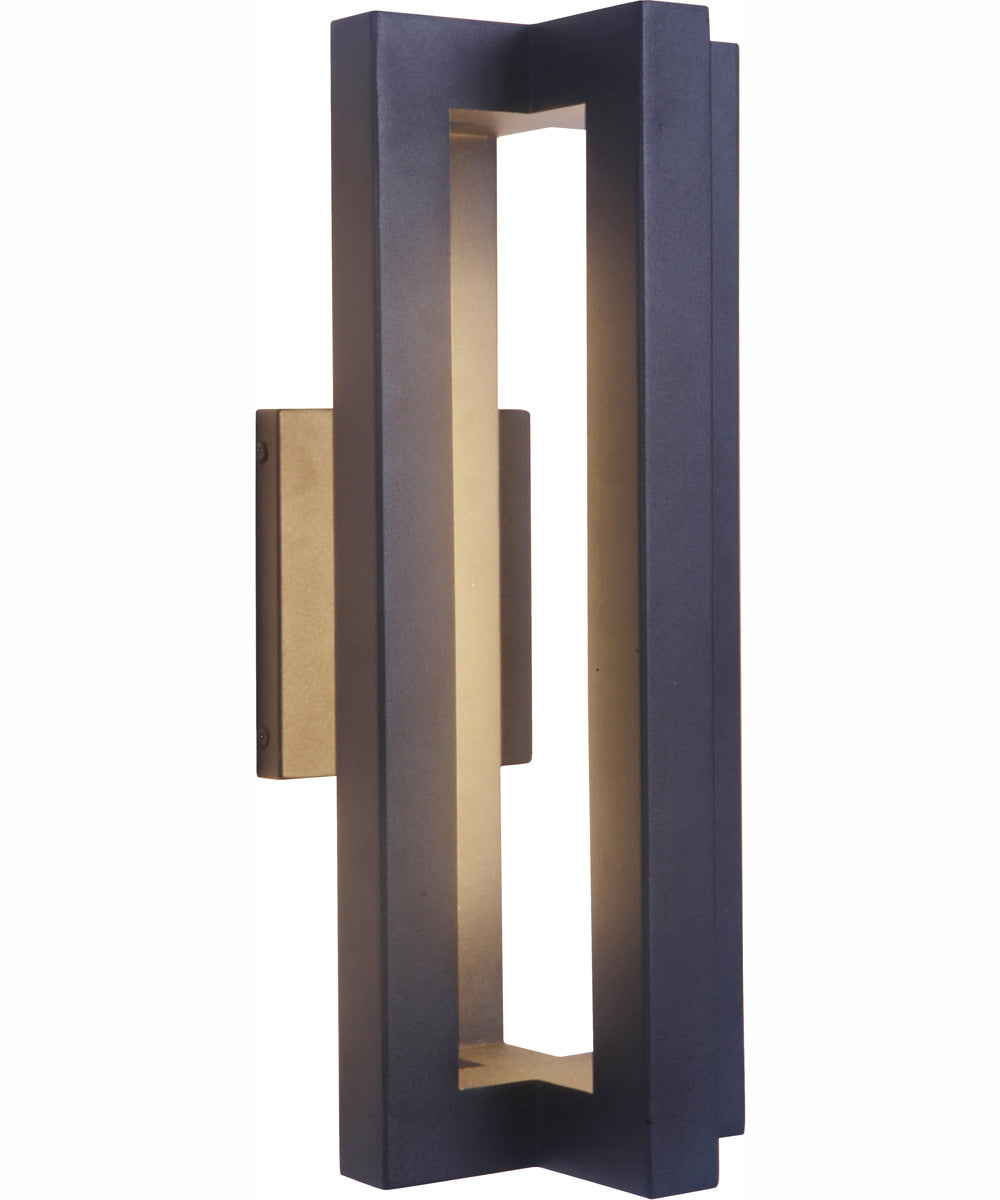 Kai 3-Light Outdoor Wall Lantern Matte Black