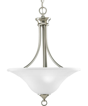 Trinity 3-Light Foyer Pendant Brushed Nickel