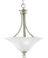 Trinity 3-Light Foyer Pendant Brushed Nickel