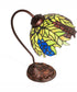 18" High Tiffany Honey Locust Desk Lamp