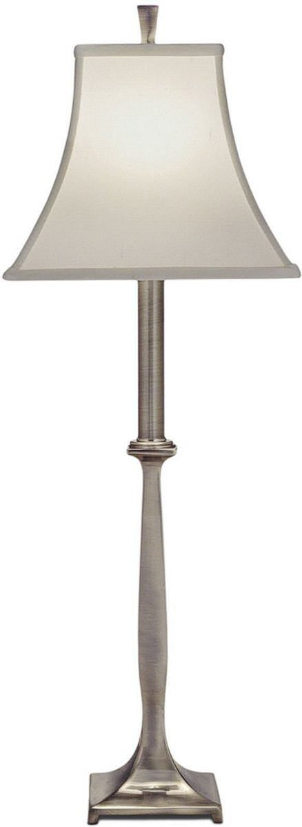 29"H 3-Way Buffet Lamp Antique Nickel