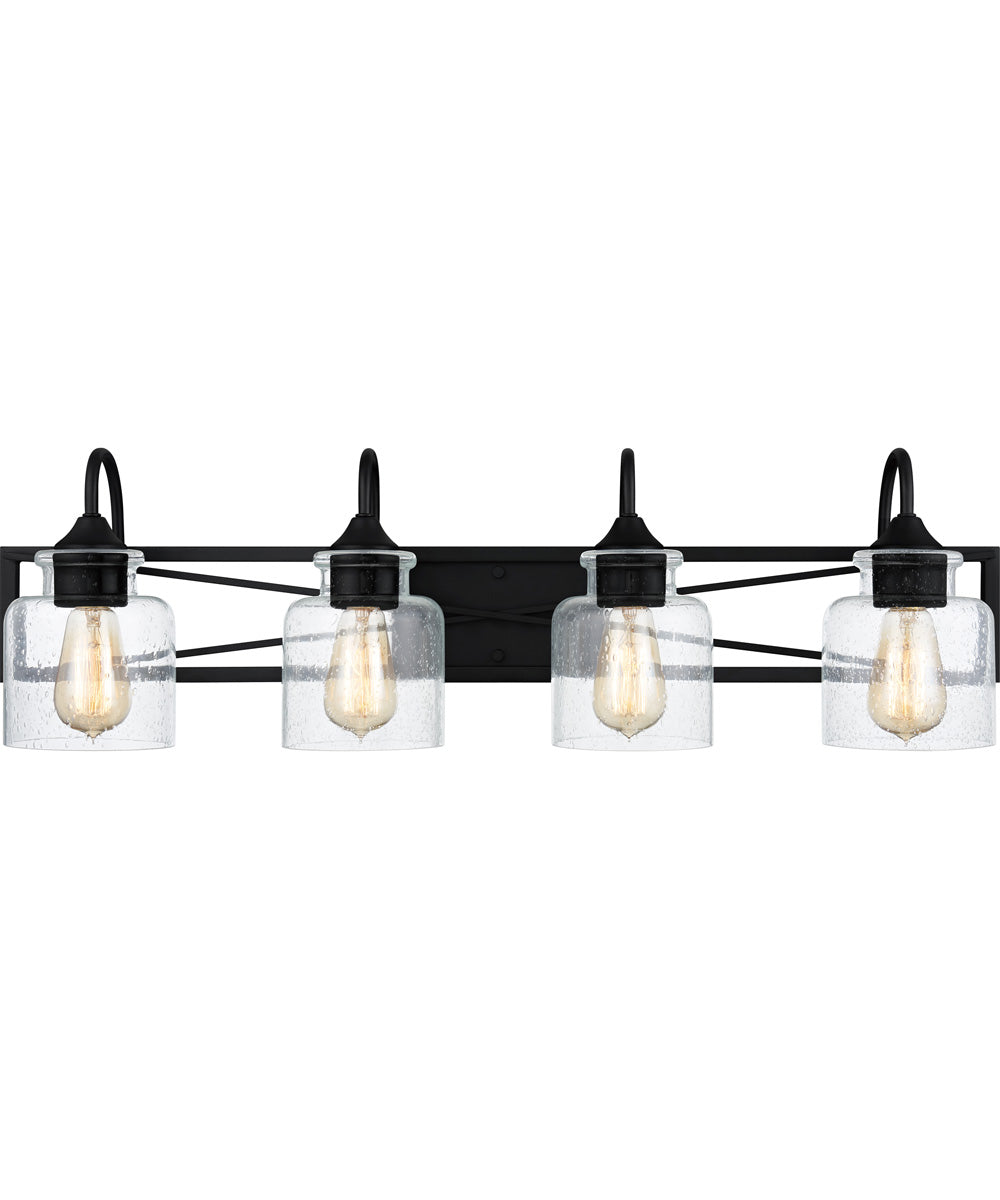 Bartley Extra Large 4-light Bath Light Matte Black