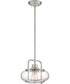 Trilogy Small 1-light Mini Pendant Brushed Nickel