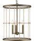Lattimore 3-Light Hall & Foyer Light Aged Brass