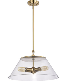 Dover 3-Light Pendant Vintage Brass