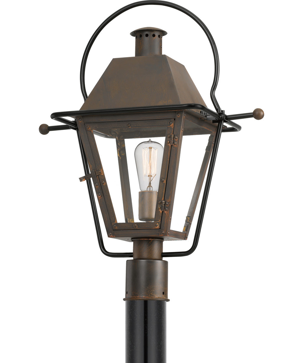 Rue De Royal Large 1-light Outdoor Post Light Industrial Bronze