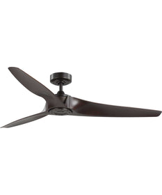 Manvel 60" Indoor/Outdoor 3-Blade DC Motor Transitional Ceiling Fan Walnut Antique Bronze