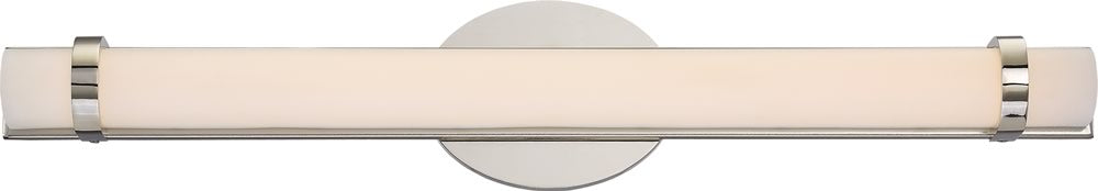 5"W Slice 1-Light LED Vanity & Wall Polished Nickel