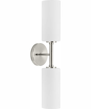 Cofield 2-Light Transitional Wall Bracket Brushed Nickel