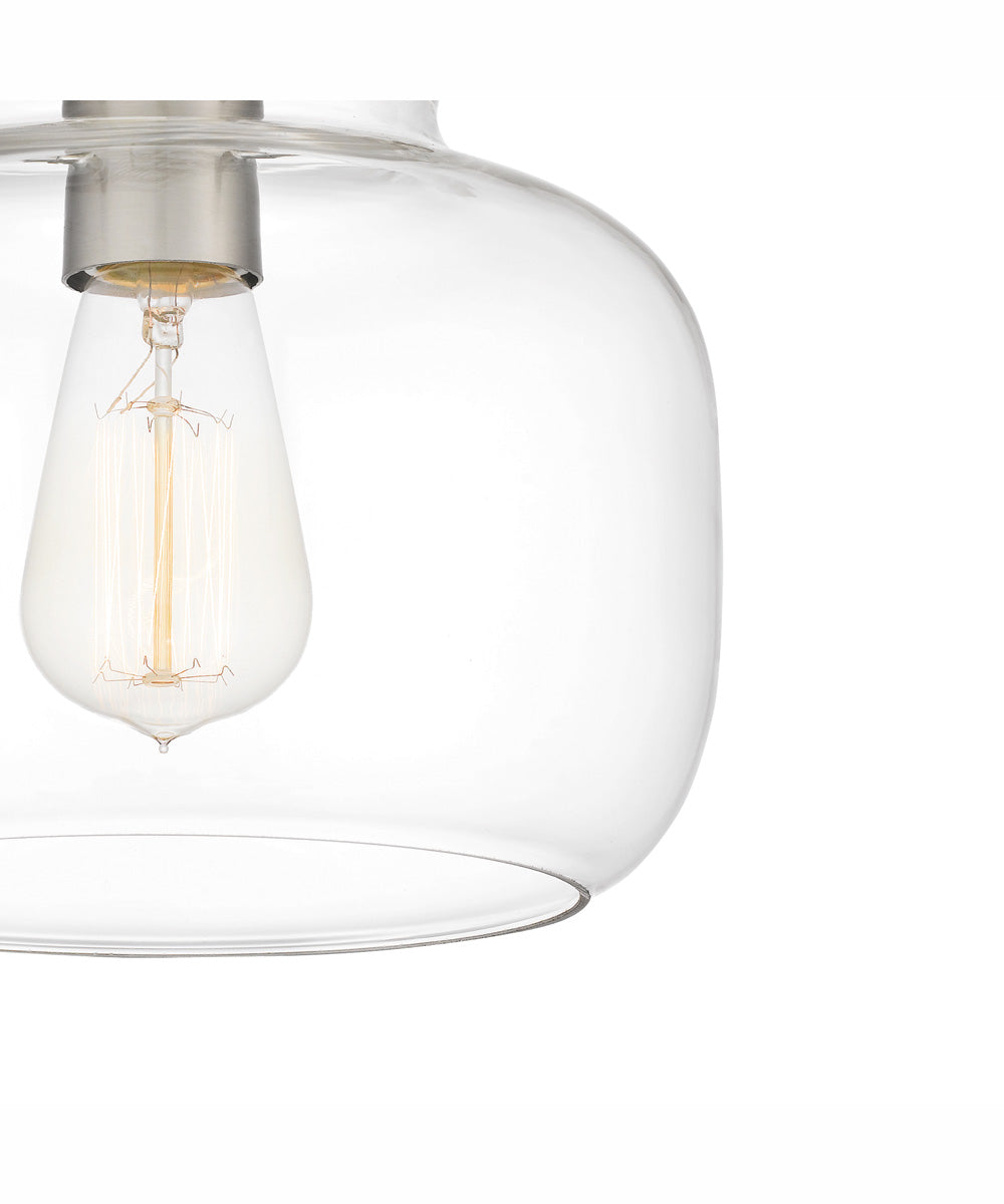 Quoizel Flush Mount Small 1-light Flush Mount Brushed Nickel