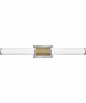 Zevi LED-Light Large LED Vanity in Polished Nickel