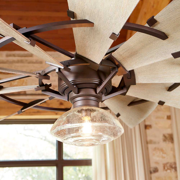 Quorum 97215-86 Windmill 72 Inch Oiled Bronze Ceiling Fan