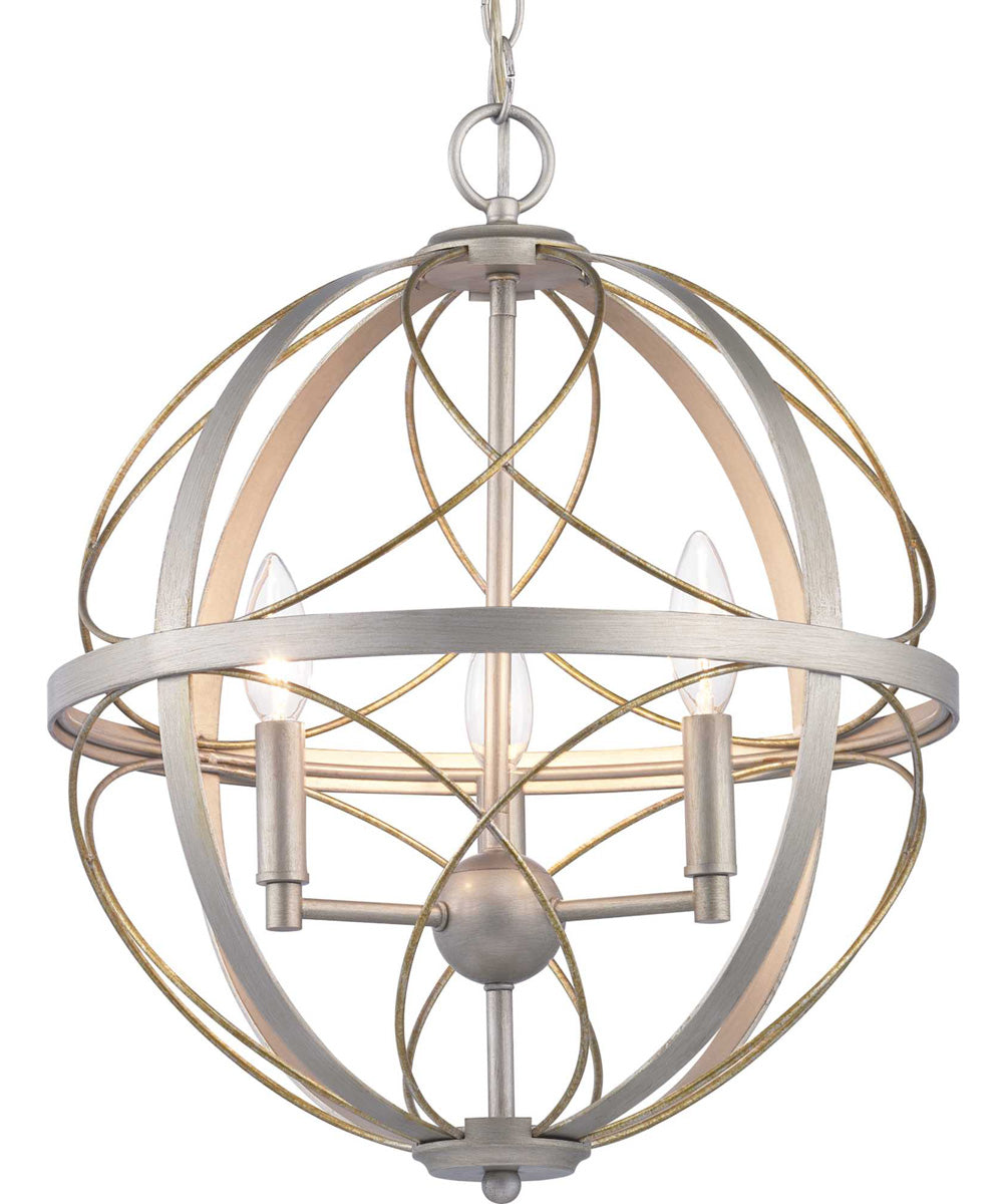 Brandywine 3-Light Pendant Silver Ridge
