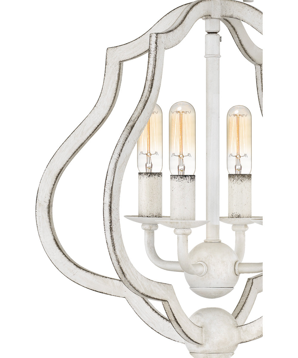 O'Keefe 4-light Semi Flush Mount Antique White