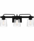 Lydia Large 3-light Bath Light Matte Black