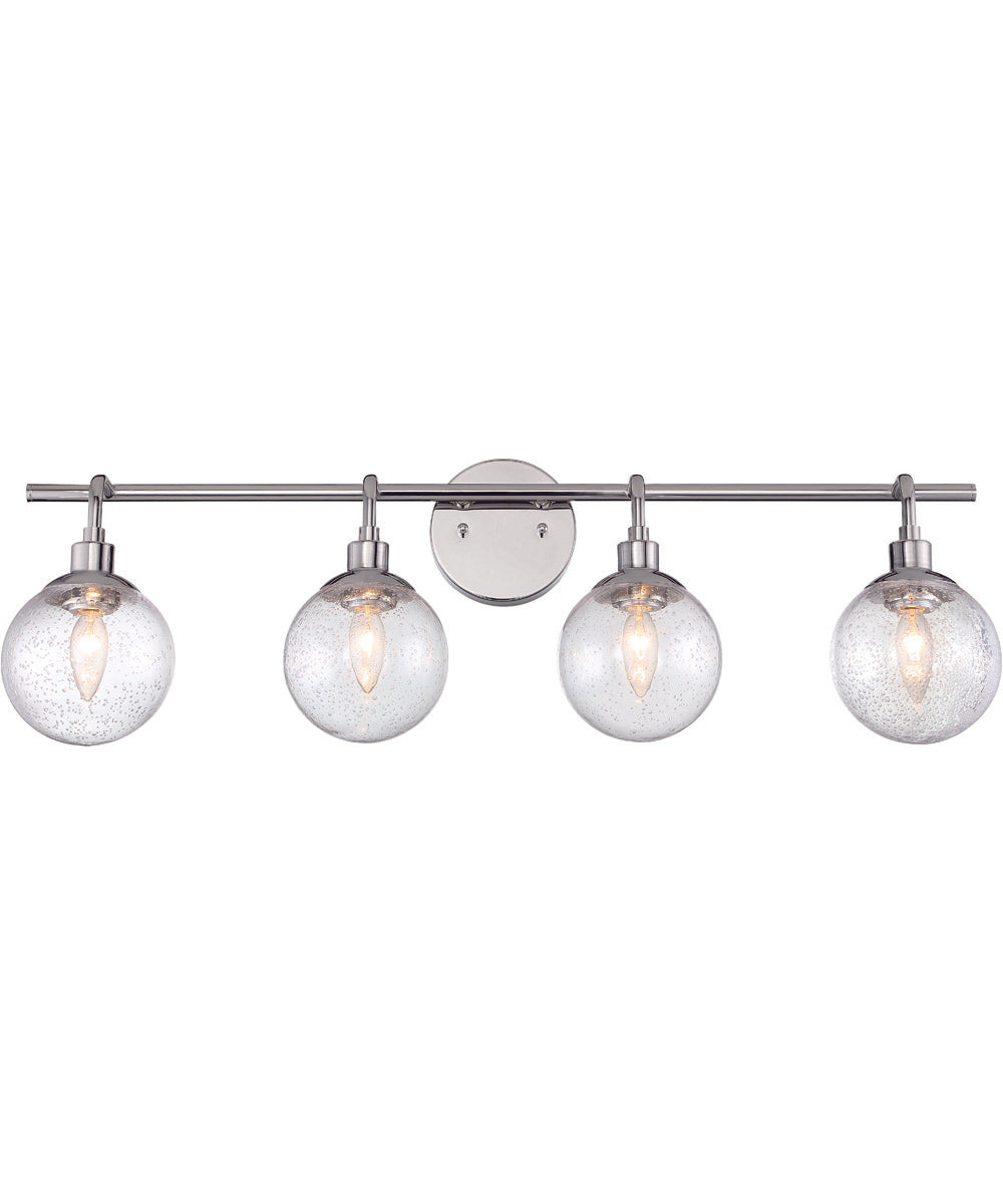 Que 4-Light Vanity Chrome