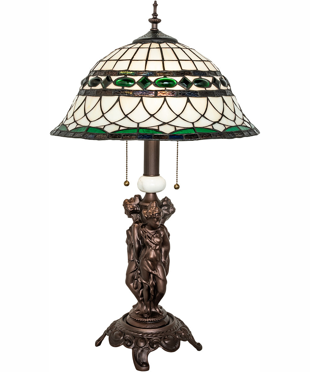 28" High Tiffany Roman Table Lamp