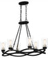 Overlook Small 6-light Island Light Earth Black