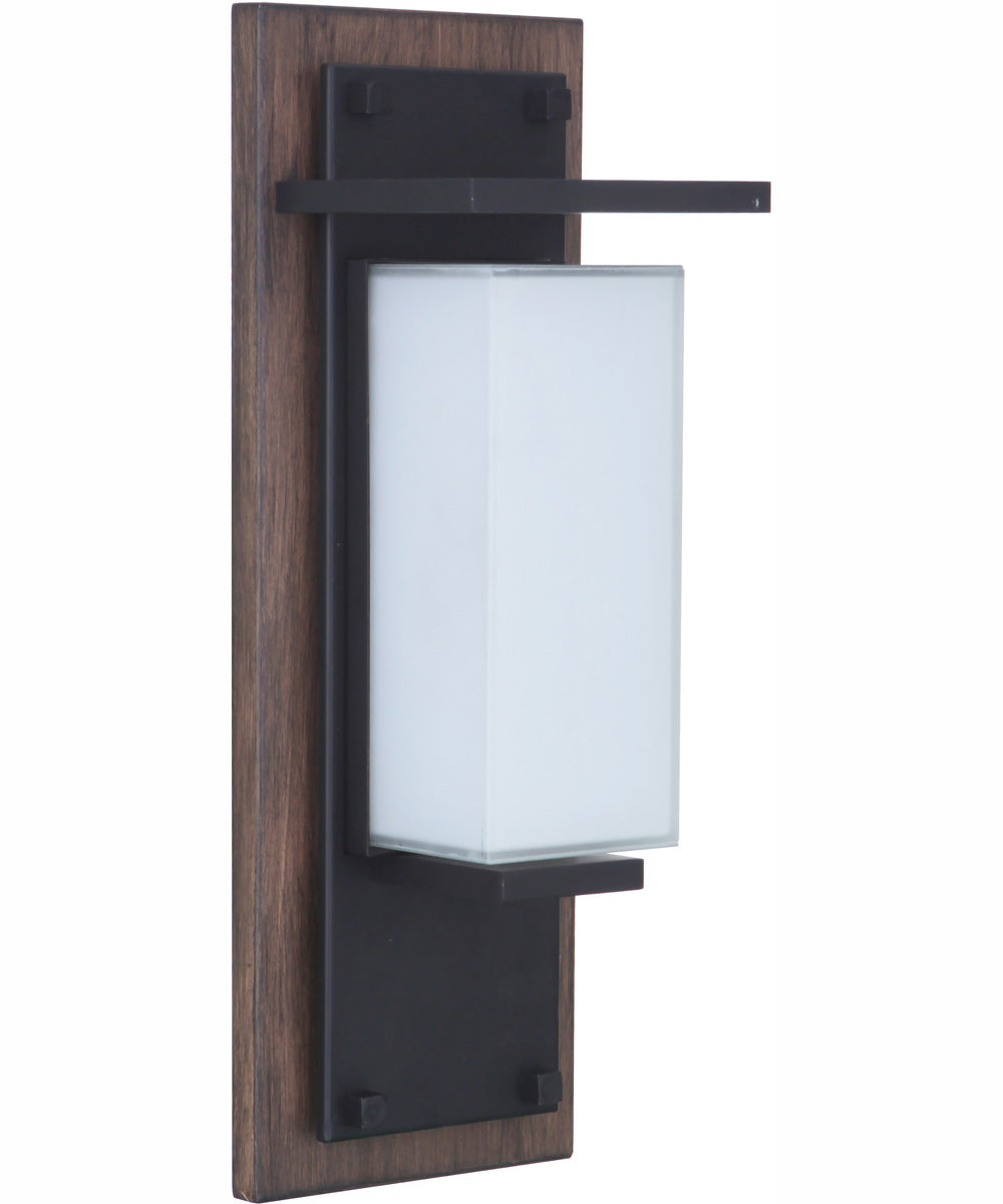 Heights 1-Light Outdoor Wall Lantern Whiskey Barrel / Midnight